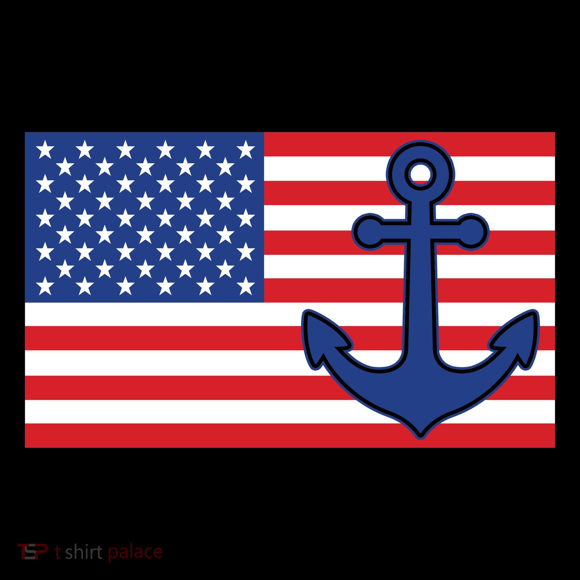 USA American Nautical Anchor Flag Coffee Mug