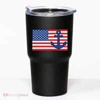 USA American Nautical Anchor Flag Tumbler thumb 0