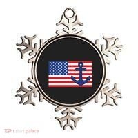 USA American Nautical Anchor Flag Ornament thumb 0