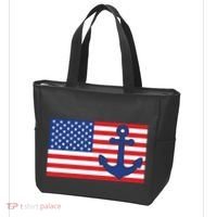 USA American Nautical Anchor Flag Tote Bag thumb 3