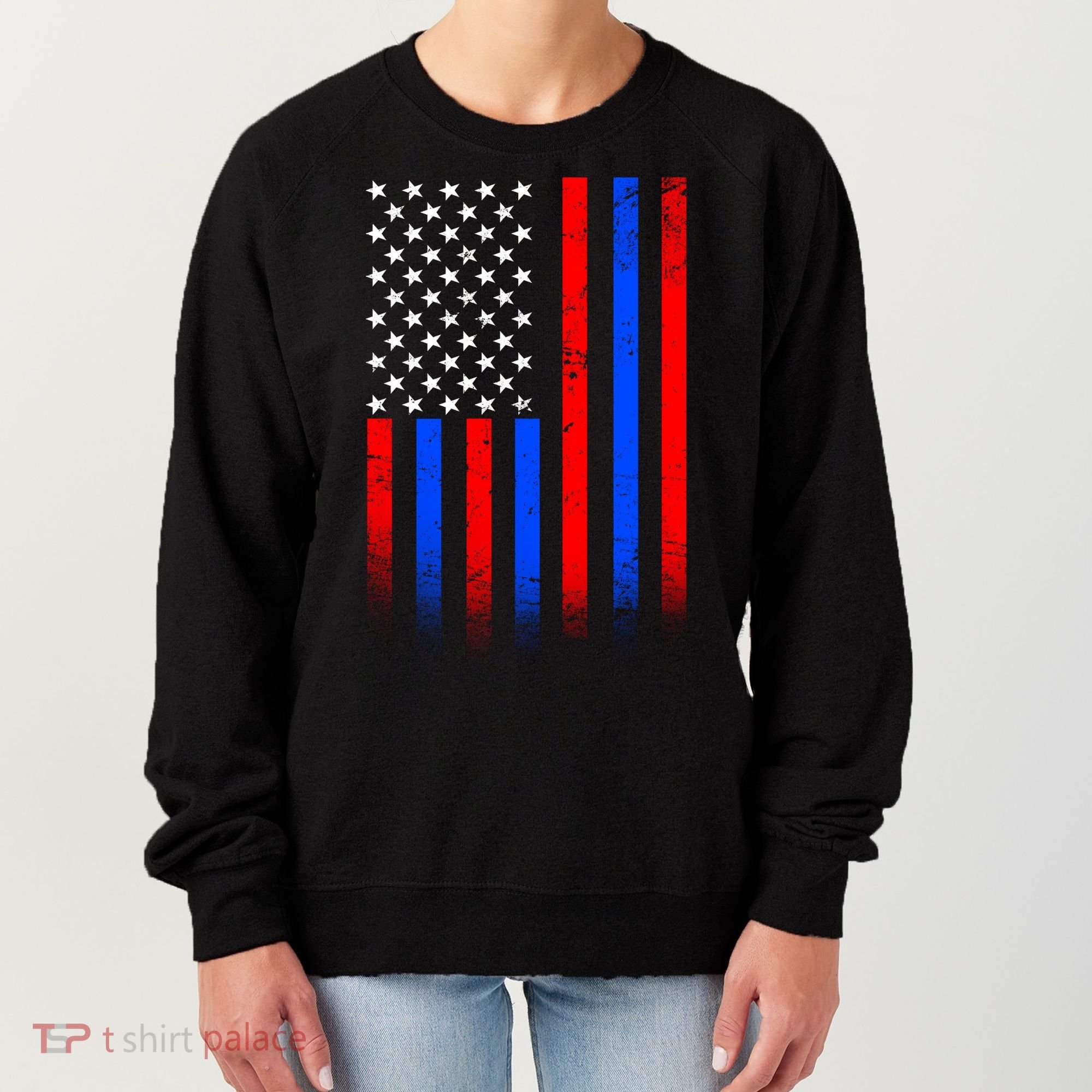 USA American Pride Flag Women's Sweatshirt