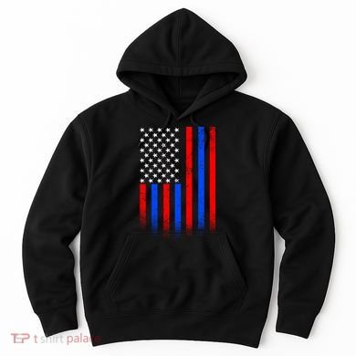 USA American Pride Flag Hoodie