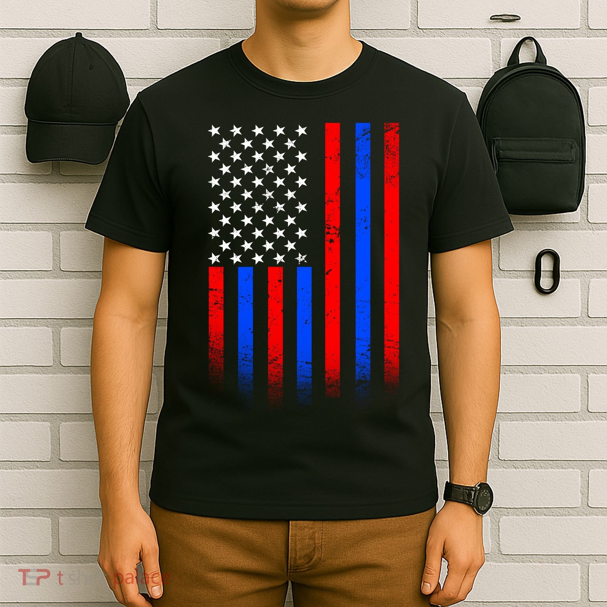 USA American Pride Flag T-Shirt