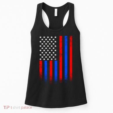 USA American Pride Flag Women's Tank Top