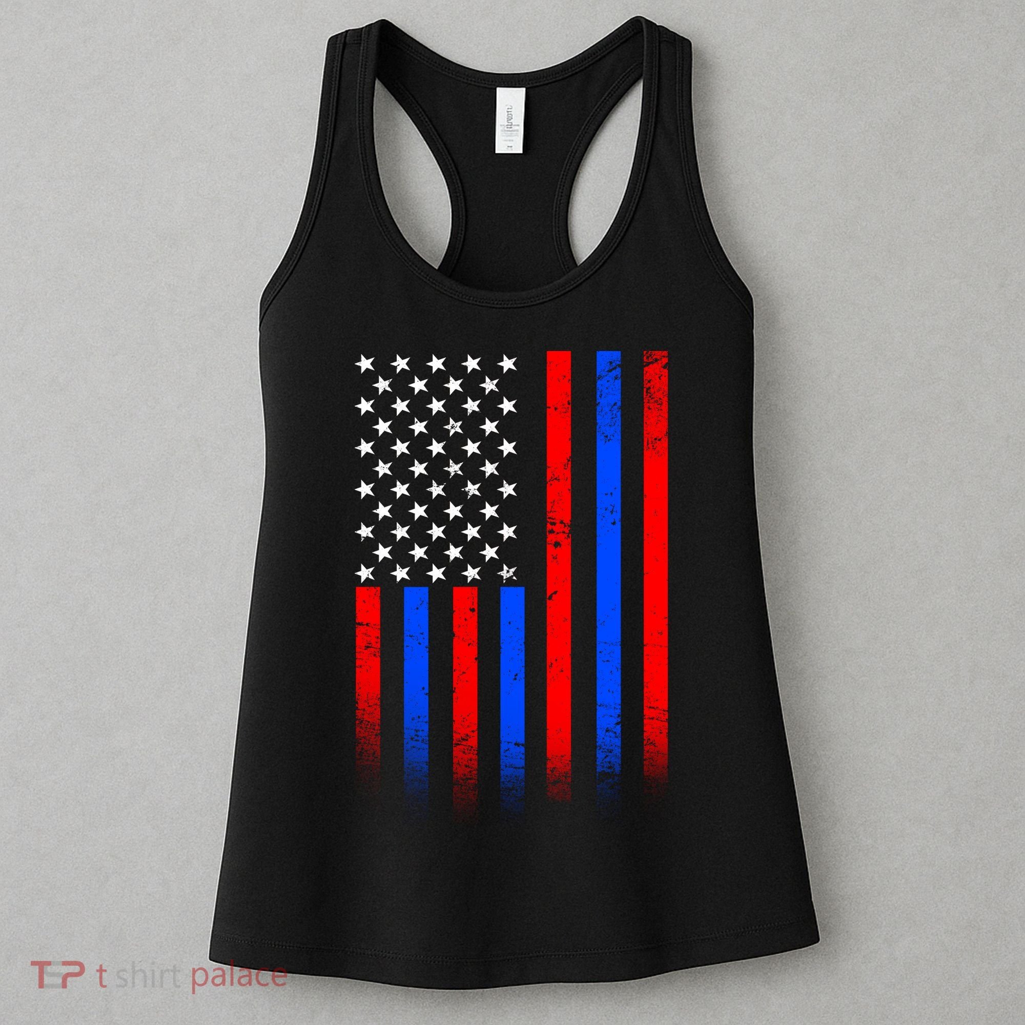USA American Pride Flag Women's Tank Top