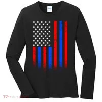 USA American Pride Flag Women's Long Sleeve Shirt thumb 0