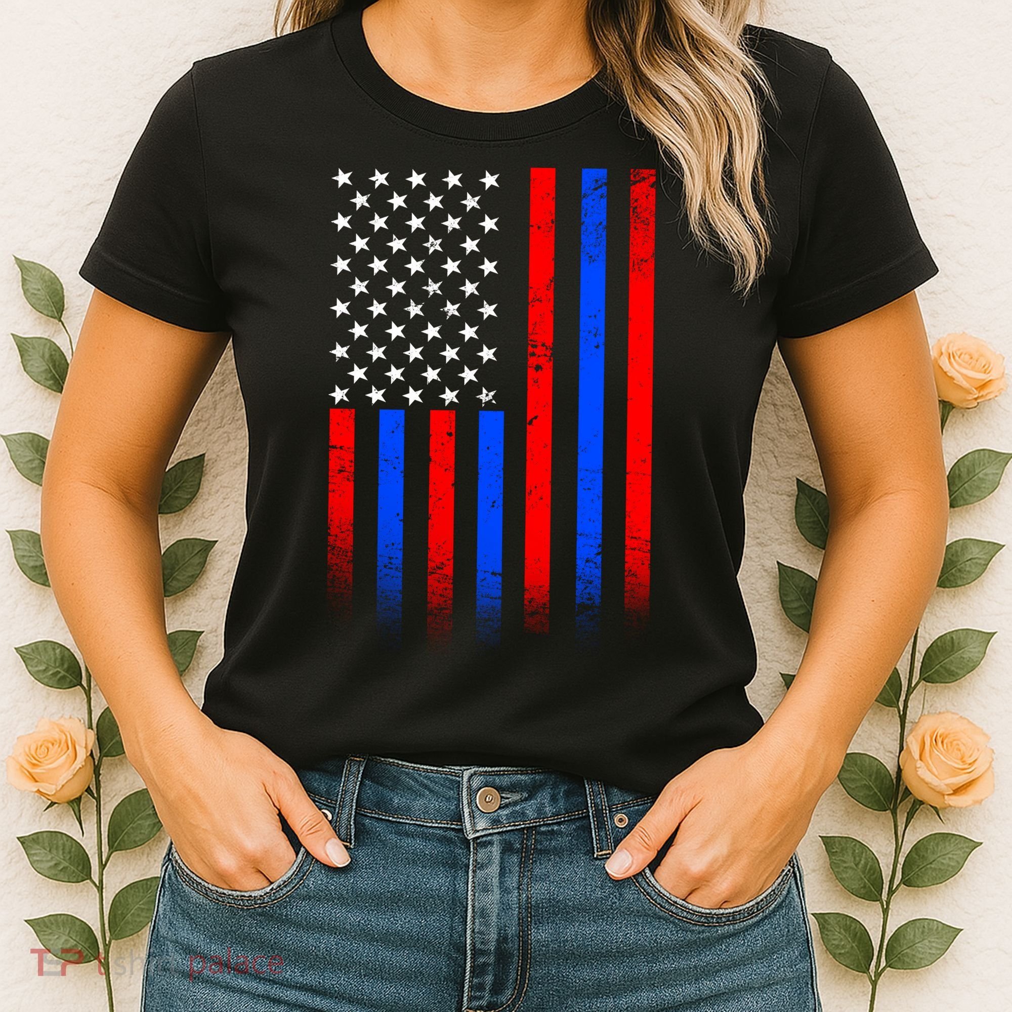 USA American Pride Flag Women's T-Shirt