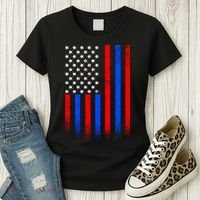 USA American Pride Flag Women's T-Shirt thumb 3