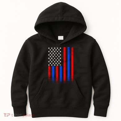 USA American Pride Flag Kids Hoodie