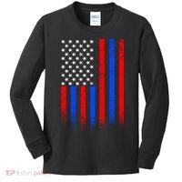 USA American Pride Flag Kids Long Sleeve Shirt thumb 0