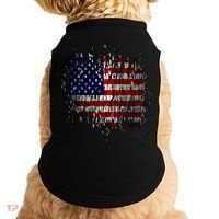 USA American Ripped Torn Flag Doggie Tank thumb 0