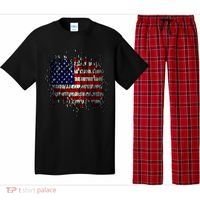 USA American Ripped Torn Flag Pajama Set thumb 0