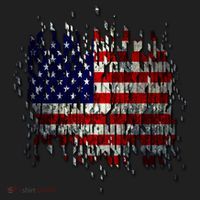 USA American Ripped Torn Flag Hat thumb 2