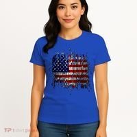 USA American Ripped Torn Flag Women's T-Shirt thumb 4