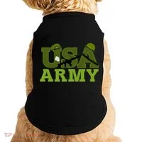 USA Army Camo Logo Doggie Tank thumb 0
