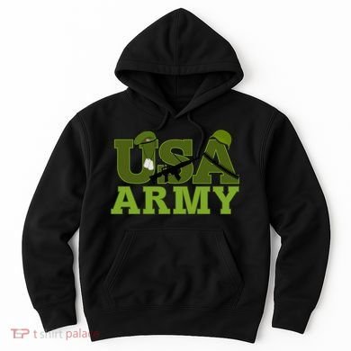 USA Army Camo Logo Hoodie