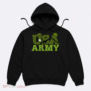 USA Army Camo Logo Hoodie