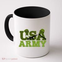 USA Army Camo Logo Coffee Mug thumb 0