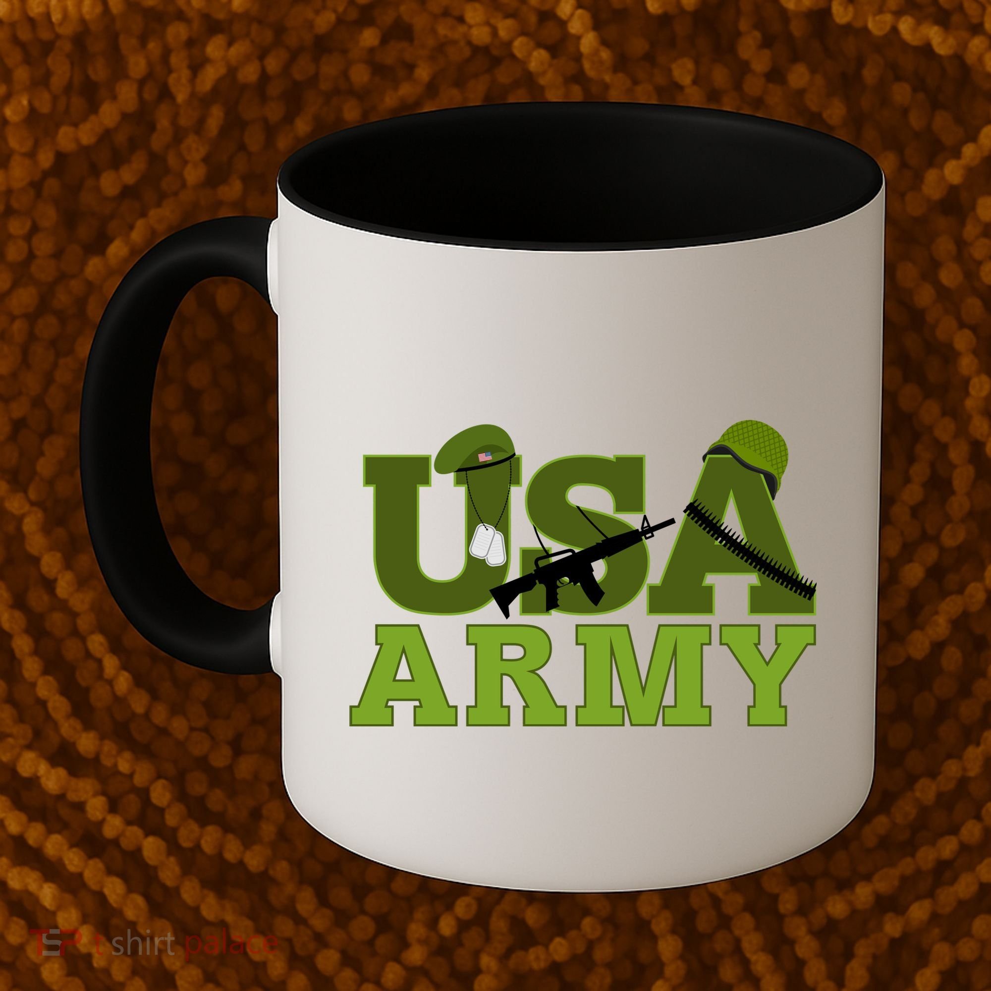 USA Army Camo Logo Coffee Mug