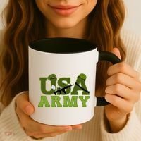 USA Army Camo Logo Coffee Mug thumb 3