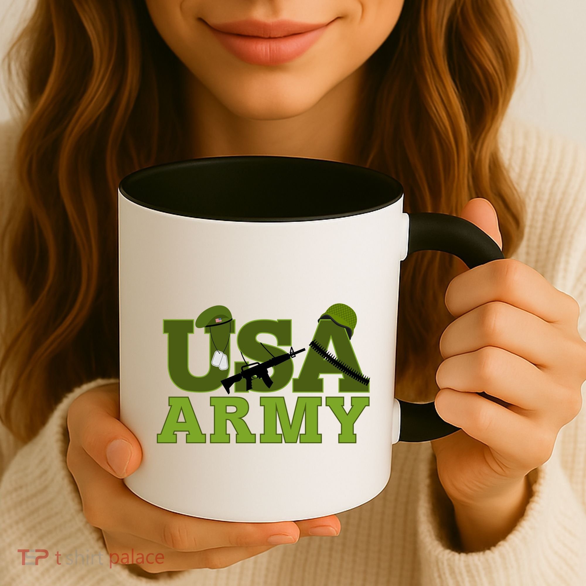USA Army Camo Logo Coffee Mug