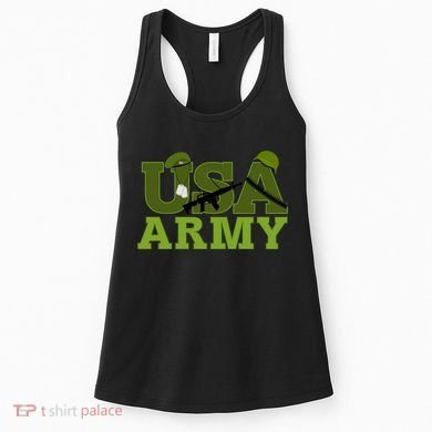 USA Army Camo Logo Women's Tank Top