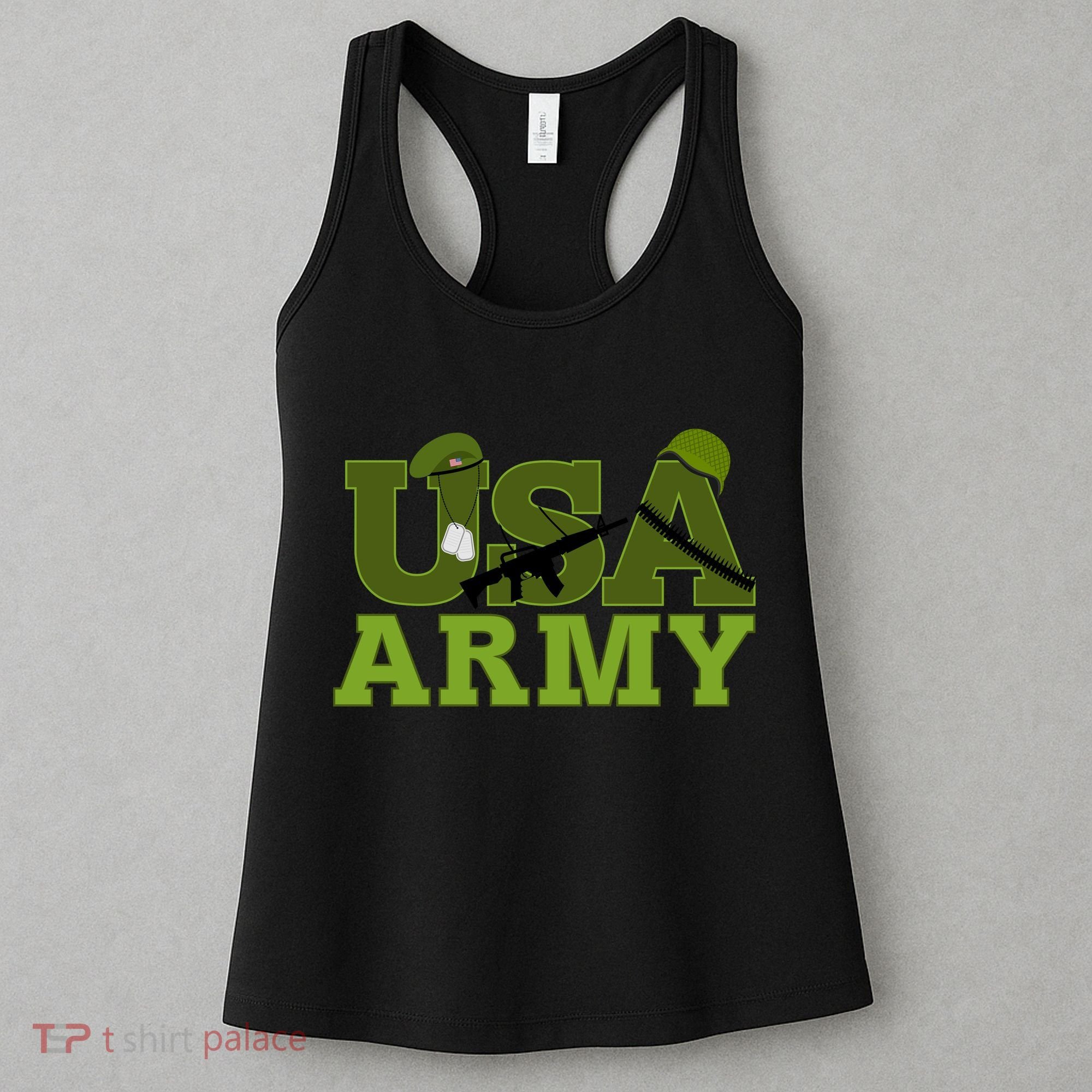 USA Army Camo Logo Women's Tank Top