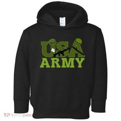 USA Army Camo Logo Toddler Hoodie