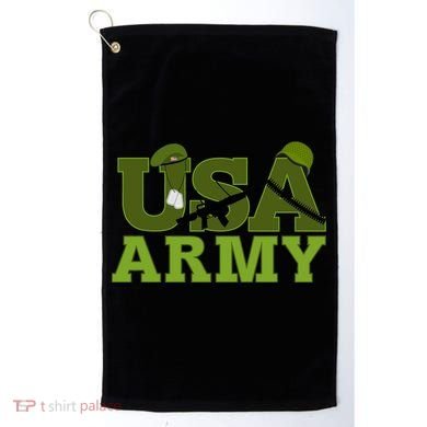 USA Army Camo Logo Golf Towel