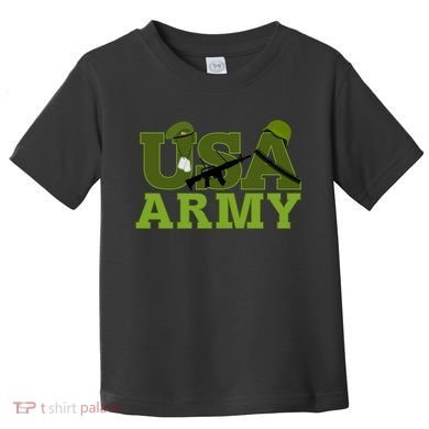 USA Army Camo Logo Toddler T-Shirt