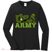 USA Army Camo Logo Women's Long Sleeve Shirt thumb 0