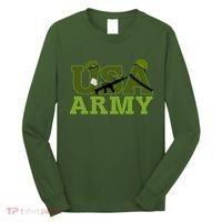 USA Army Camo Logo Long Sleeve Shirt thumb 0