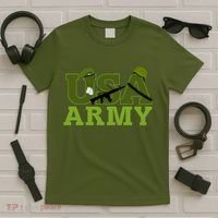 USA Army Camo Logo T-Shirt thumb 5