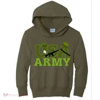 USA Army Camo Logo Kids Hoodie thumb 0