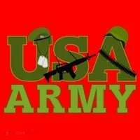 USA Army Camo Logo Santa Hat thumb 1