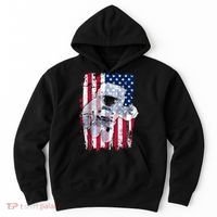 USA Astronaut American Space Flag Hoodie thumb 0