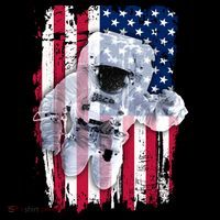 USA Astronaut American Space Flag Backpack thumb 2