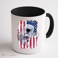 USA Astronaut American Space Flag Coffee Mug thumb 1