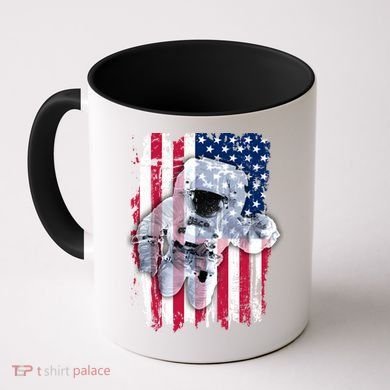 USA Astronaut American Space Flag Coffee Mug