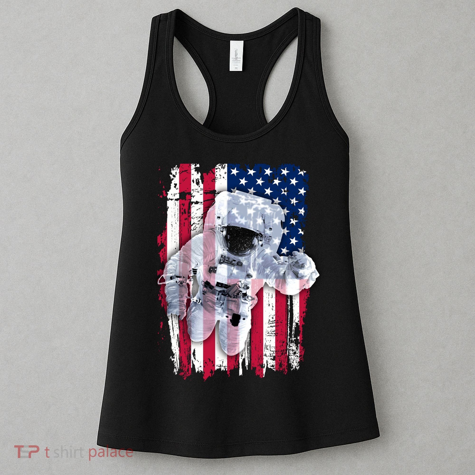USA Astronaut American Space Flag Women's Tank Top