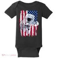 USA Astronaut American Space Flag Baby Bodysuit thumb 0