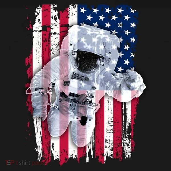 USA Astronaut American Space Flag Toddler Hoodie