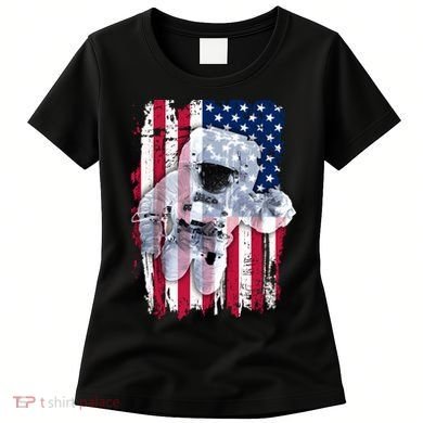 USA Astronaut American Space Flag Women's T-Shirt