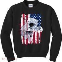 USA Astronaut American Space Flag Kids Sweatshirt thumb 0