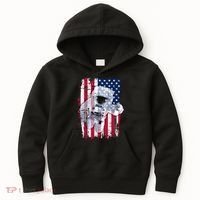 USA Astronaut American Space Flag Kids Hoodie thumb 0