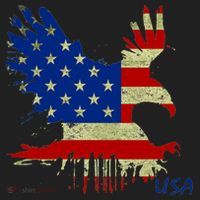USA Bald Eagle Flag Drip 4th of July Tumbler thumb 3