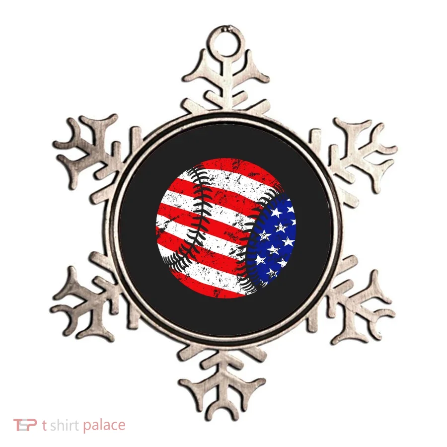 USA Baseball Ornament