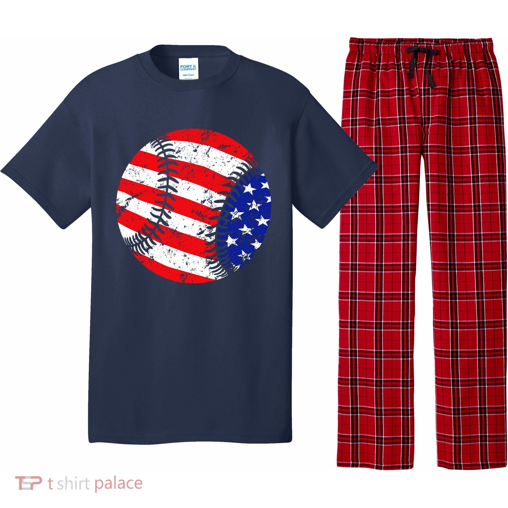 USA Baseball Pajama Set