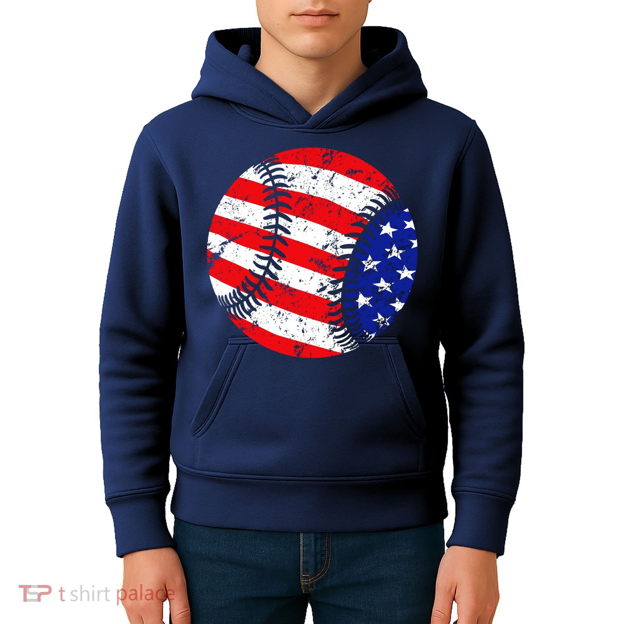 USA Baseball Kids Hoodie