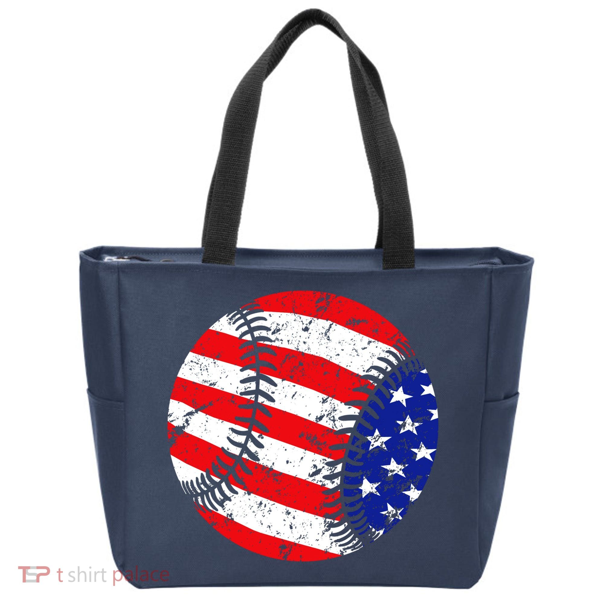 USA Baseball Tote Bag